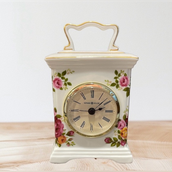 Very Nice Vintage Howard Miller Mantel Clock w/Alarm - Picture 1 of 11